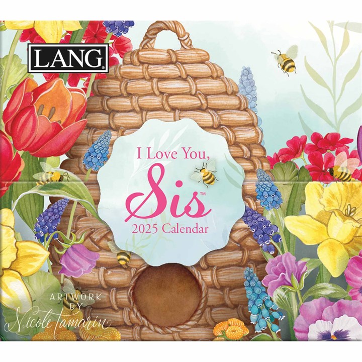 I Love You Sis Mini Desk Calendar 2026