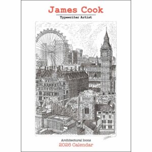 James Cook Typewriter Calendar 2026