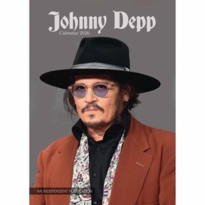 Johnny Depp A3 Calendar 2026