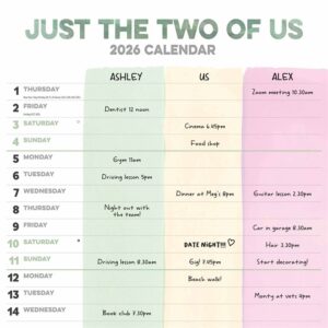 Just the Two of Us Couples Planner 2026
