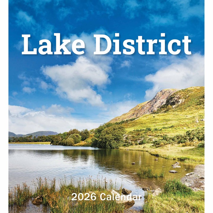 Lake District Mini Easel Desk Calendar 2026