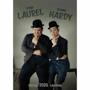 Laurel And Hardy A3 Calendar 2026