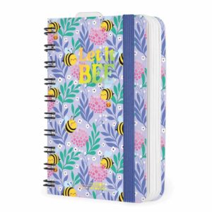 Let it Bee Day To View A6 Diary 2026