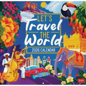 Lets Travel The World Calendar 2026