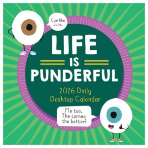 Life Is Punderful Desk Calendar 2026