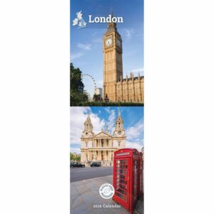 London Slim Calendar 2026