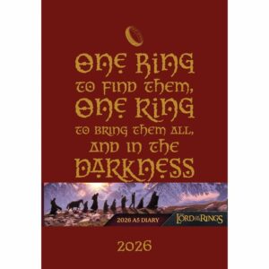 Lord of the Rings A5 Diary 2026