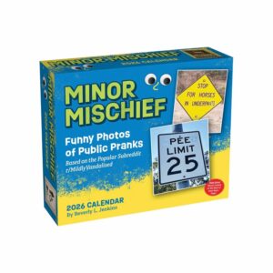 Minor Mischief Desk Calendar 2026