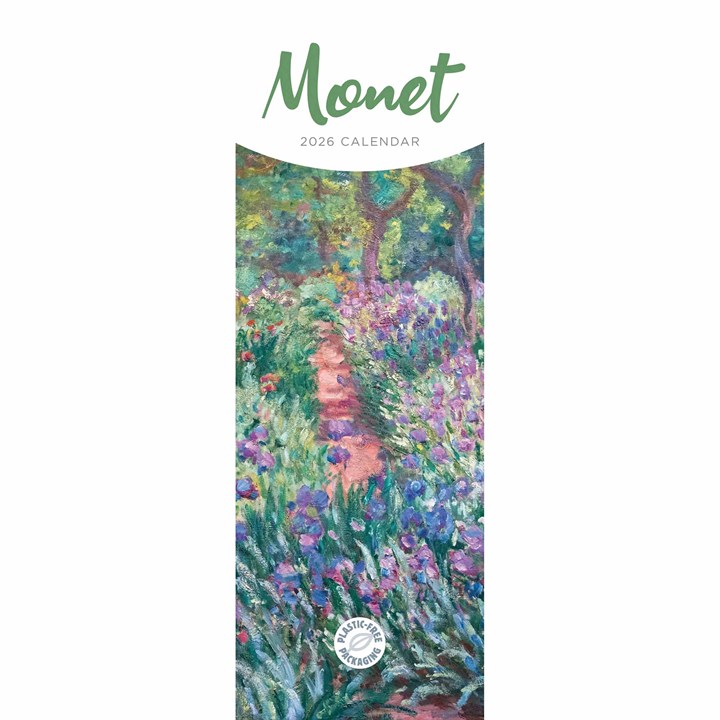 Monet Slim Calendar 2026