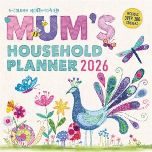 Mum's Fabric Household Family Planner 2026