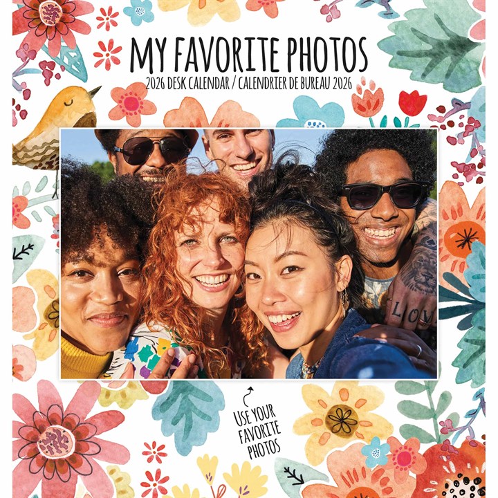My Favourite Photos Easel Desk Calendar 2026