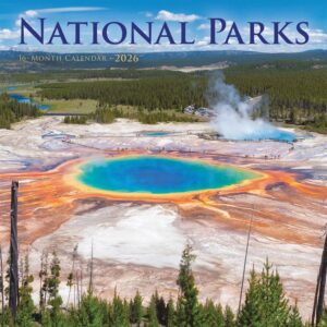 National Parks Mini Calendar 2026