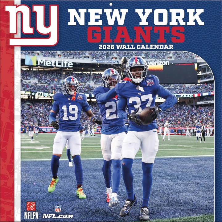 New York Giants NFL Calendar 2026
