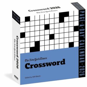 New York Times Crossword Desk Calendar 2026