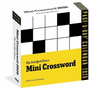 New York Times Mini Crossword Desk Calendar 2026