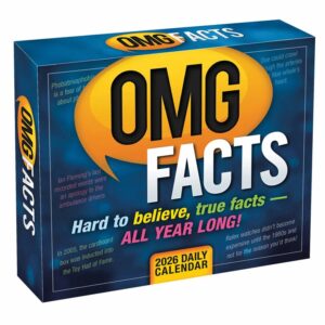 OMG Facts Desk Calendar 2026