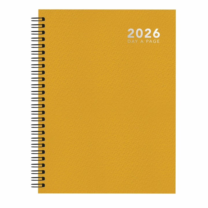 Orange Day To View A5 Diary 2026