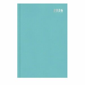 Pastel Green Hardback Week To View A4 Diary 2026