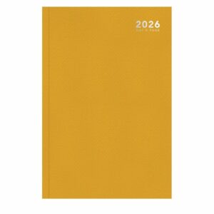 Pastel Orange Hardback Day To View A4 Diary 2026
