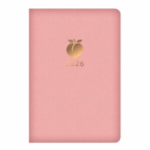 Peach Leatherette A7 Diary 2026
