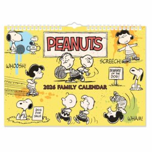Peanuts A4 Family Planner 2026