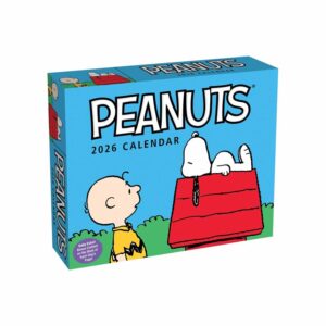 Peanuts Desk Calendar 2026