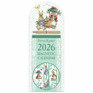 Peter Rabbit Illustrated Magnetic Slim Calendar 2026