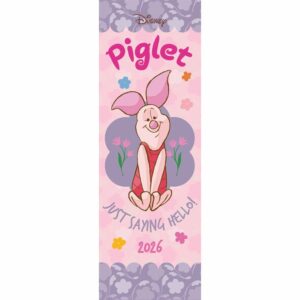 Piglet Slim Calendar 2026
