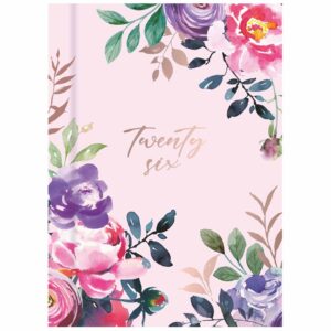 Pink Vintage Floral A7 Diary 2026