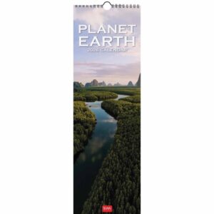Planet Earth Deluxe Slim Calendar 2026