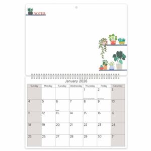 Plants Memo Calendar 2026