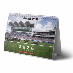 Racing Post Easel Desk Calendar 2026
