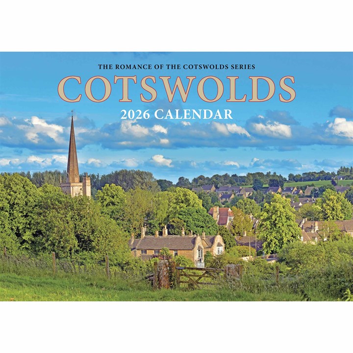 Romance Of The Cotswolds A4 Calendar 2026