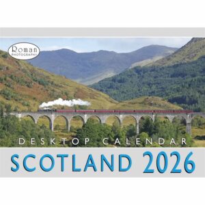 Scotland Easel Desk Calendar 2026