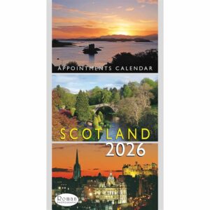 Scotland Slim Calendar 2026