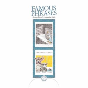 Simon Drew's Famous Phrases Slim Calendar 2026