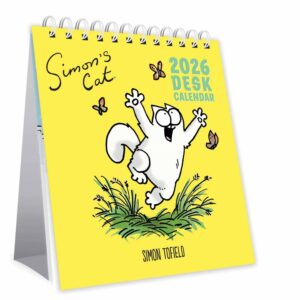 Simon's Cat Easel Desk Calendar 2026