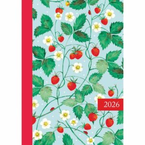 Strawberry Floral A6 Diary 2026
