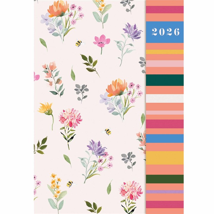 Stripes Family Planner A5 Diary 2026