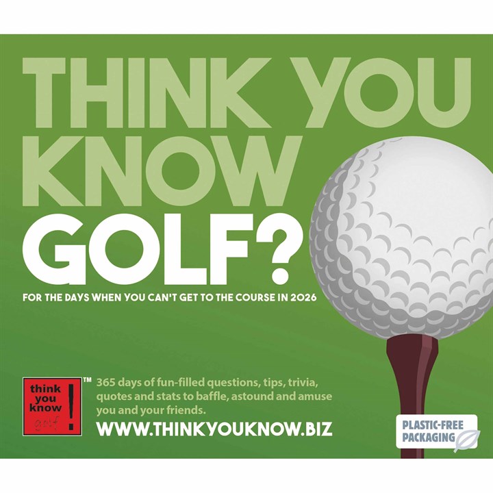Think You Know Golf? Desk Calendar 2026