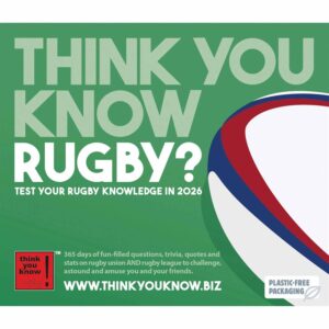 Think You Know Rugby? Desk Calendar 2026