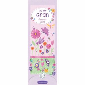 To My Gran Slim Calendar 2026