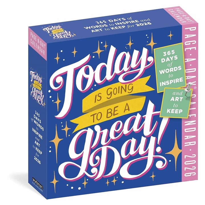 Today Is Going To Be A Great Day Desk Calendar 2026