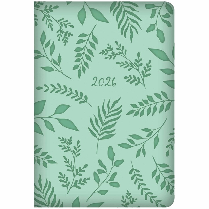 Turquoise Embossed A7 Diary 2026