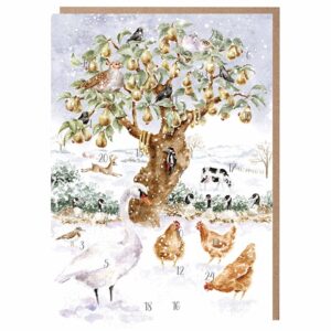 Twelve Days of Christmas Advent Card