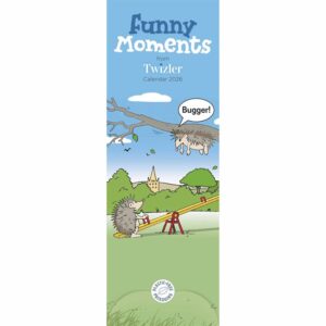 Twizler Funny Moments Slim Calendar 2026