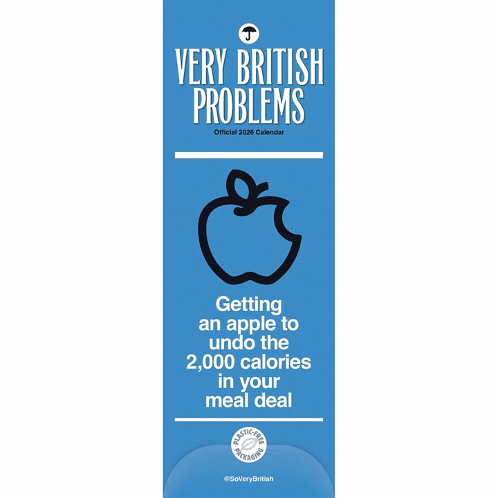 Very British Problems Slim Calendar 2026