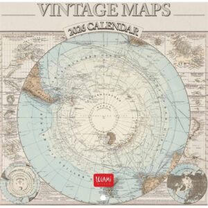 Vintage Maps Mini Calendar 2026