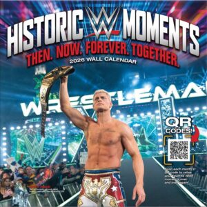 WWE Historic Moments Calendar 2026