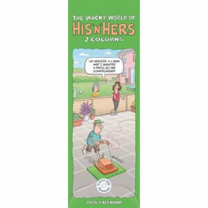 Wacky World Of His 'N' Hers Couples Slim Planner 2026